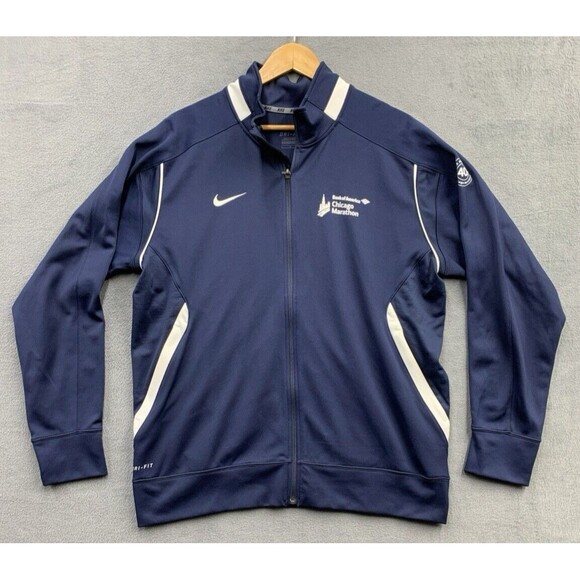 Nike Sri Fit Full Zip Track Jacket Men’s Large Blue 621943-420 - Picture 1 of 16
